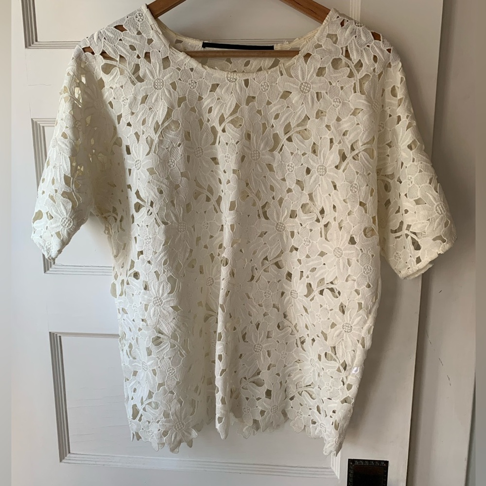 Just Female | Floral Lace Top